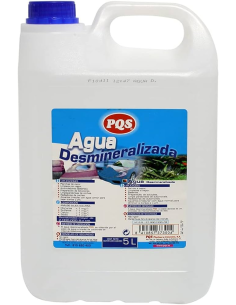 Agua desmineralizada PQS, 5L