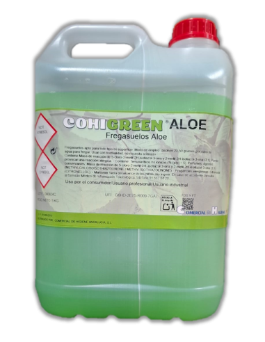 Fregasuelos Cohigreen neutro aloe vera 5 Litros