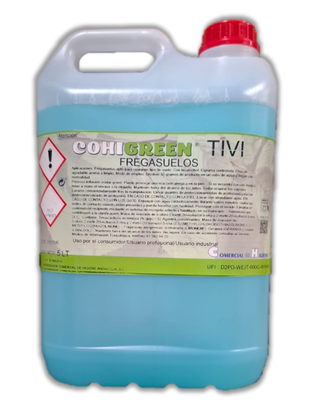 COHIGREEN TIVI, FREGASUELOS NEUTRO, 5 L