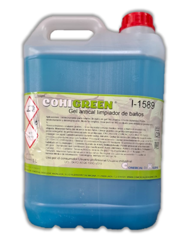 Cohigreen  I-1589 Limpiador de baños Gel Antical
