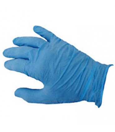 Guante nitrilo azul